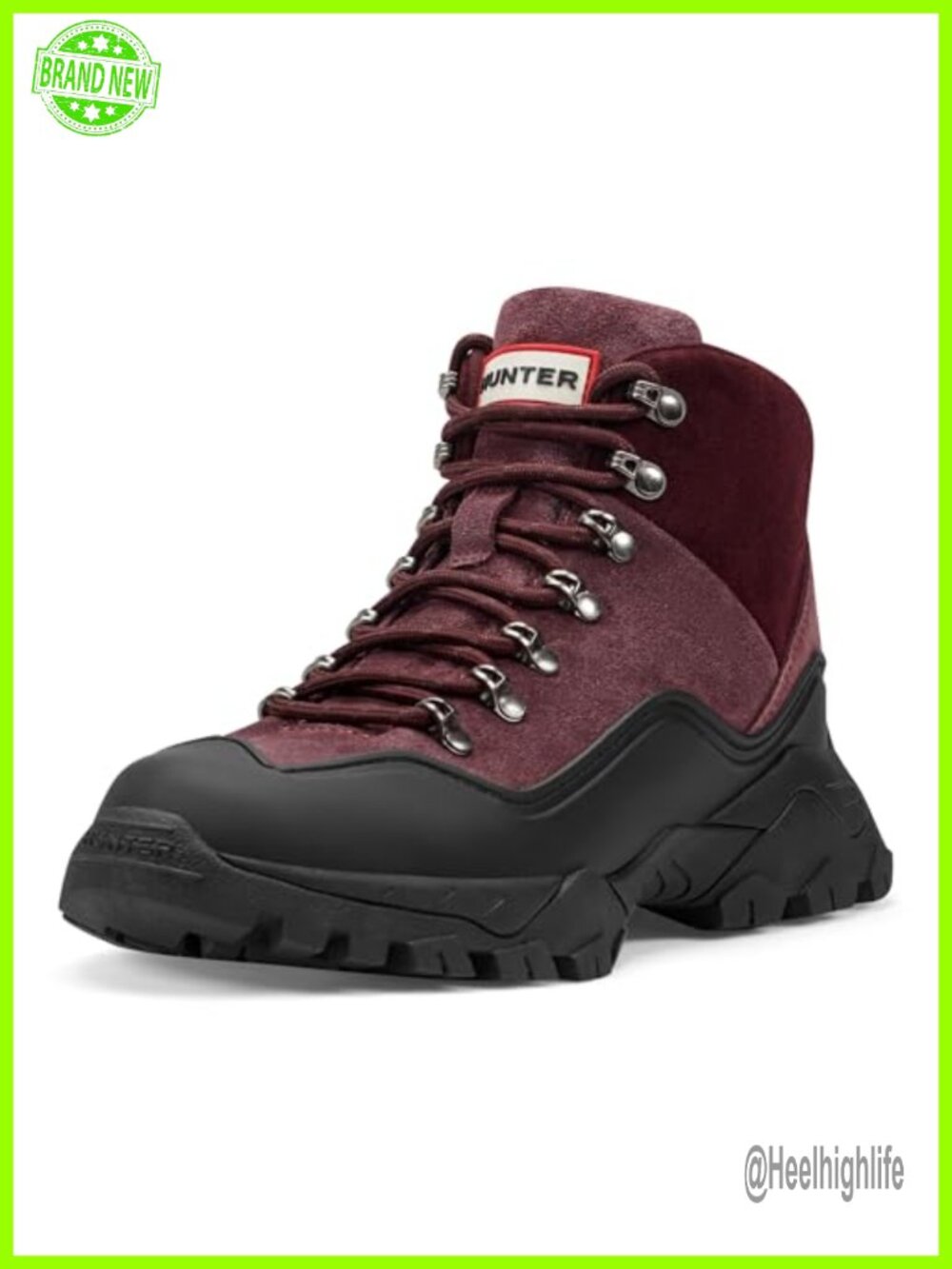 Hunter Jasper Waterproof Suede Ankle Bootie